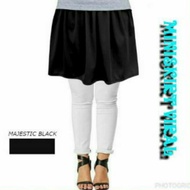 Basic Mini Skirt Extender Skirt Muslimah Tutup Punggung Skirt Pendek Muslimah Sport Women