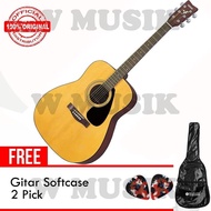 Yamaha Folk Acoustic Guitar F-310 F310 F 310 - Nt + Softcase & 2Pick