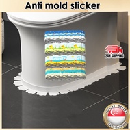 SG Silicone Anti Mold Gap Sealer Strip Anti Mould Mildew Rubber Self Adhesive Seal Gap Kitchen toile