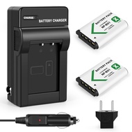 2-Pack NP-BX1 Battery and Charger Kit for Sony NP-BX1 and Sony Cyber-Shot DSC-HX99, HX95, HX350, RX1