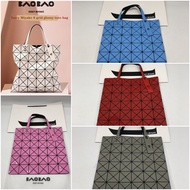 100% Authentic BAOBAO Issey Miyake LUCENT Shiny 6-grid Square Bag Classic Simple Casual Tote Bag 34cm