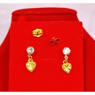 COP 916 Bangkok Gold Stone Earrings Copy 916 Gold