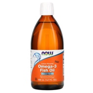 Now Foods, Omega-3 Fish Oil, Lemon Flavored, Natural Fish Oil (500 ml)
