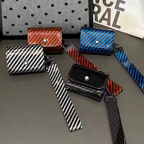 Carbon fibre case For airpods 4th case airpods pro2 /airpod 3 LuxuryEarphone Protect Cover airpods 2