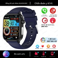 2024 Mới Xiaomi Axit Uric Mỡ Máu Đồng Hồ Thông Minh Smartwatch Điện Tâm Đồ Nhịp Tim Huyết Áp Đường H