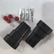 Socket Connector Socket H11 Male Connector Complete with Skun and Rubber Seal Universal Biled Foglam