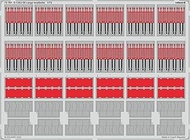 Eduard EDU73761 1/72 Lockheed Martin C-130J-30 Super Hercules Cargo Room Seat Belt (for Zbezda) Plas