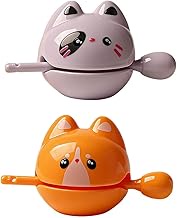 2PC 2D Flat Wooden Fish Zen Drum – Mallet Included Cute Percussion Desk Accessory for Home Decoratio