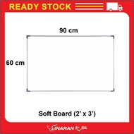 Soft Board 2' X 3'/ Notice Board 60x90cm