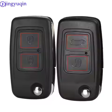 jingyuqin For Chery A5 Fulwin Tiggo E5 A1 Cowin Car Key Case 2 Buttons Remote Key Shell Cover Fob Bl