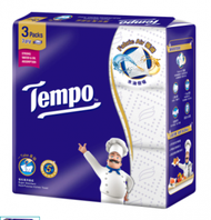 Tempo - (1袋共3包) Tempo 極吸萬用廚紙 (水油倍吸 / 一Take易抽 / 5重食品級安全認證 / 紙巾 / 廚房必備 / 氣炸)