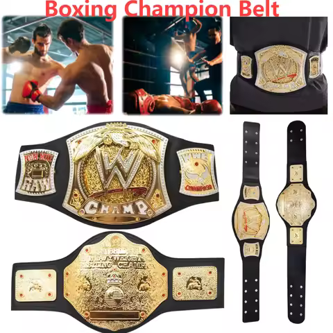 Wrestling Champion Belt with Adjustment Wrestler Championship Belt WWE Heavyweight Champion Occupati
