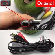 Sony USB Data + AV 3 RCA Cable For Sony DSC-H70 TX20 TX100 DSC-T99 W580 WX9 TX55 T110 DSC-TX5 HX9