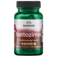 Swanson 新款 Nattozimes 專利三倍強力納豆激酶 6750FU 納豆 60 顆素食膠囊