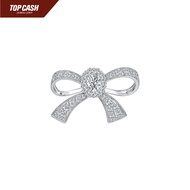 Top Cash Jewellery 10K Lab Grown Ribbon Diamond Pendant