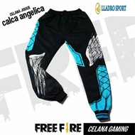 Free fire I gaming Pants I Calca Angelica I heroic angel I BNL FF 103 กางเกงเล่นเกม สําหรับผู้ชาย และผู้ใหญ่