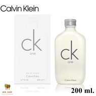 CALVIN KLEIN น้ำหอม CK One EDT 200 ml. น้ำหอมแท้