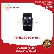 REFILLED PG810 CL811 refill 810 811 INK CARTRIDGES PG-810 & CL-811 PG810 CL811 PG 810 CL 811Ready to
