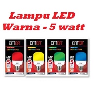 Lamp 5 Watt Colorful Bulb/ - LED Color Bulb - 5 Watt Night Light