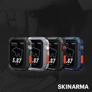 Skinarma日本潮牌 Apple Watch 44/45mm Kurono全方位防撞錶殼藍色