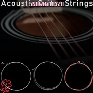 SNOWOY1OY2H Classical Acoustic Guitar Strings, Stainless Steel Copper Bronze Color Folk Guitar Strin