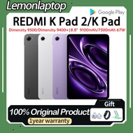 REDMI K Pad 2 Dimensity 9500 REDMI K Pad Dimensity 9400+ 8.8" IPS LCD 3K 9100mAh/7500mAh 67W Redmi T