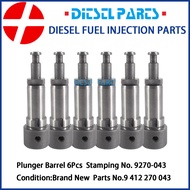 6Pcs Pump Element Fuel Injector Plunger Barrel 9412270043 9270-043 High Speed Steel Fit for CUMMINS 