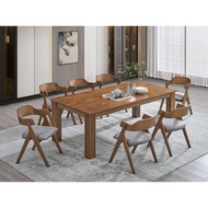 Marlow 8 Seater Dining Table Set / Solid Wood Dining Table Set