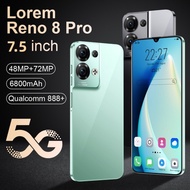 【Terbaru Asli+Pengiriman Lokal】hp Rino8 Pro Ponsel Asli Produk Baru HP