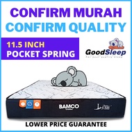 [𝗡𝗘𝗪 𝗔𝗥𝗥𝗜𝗩𝗔𝗟 & 𝗙𝗥𝗘𝗘 𝗦𝗛𝗜𝗣𝗣𝗜𝗡𝗚] GoodSleep King 11" 7-Zone Pocket Spring 𝗕𝗔𝗠𝗖𝗢 Mattress Tilam (New Outl