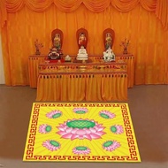 Temple Temple Carpet Lotus Lotus Kneeling Worship Mat Zen Chinese Temple Temple Temple Dharma Associ