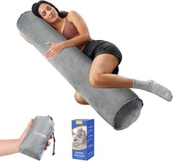 Luxtude Inflatable Body Pillow for Adults Kids Travel Body Pillows for Side Sleeper 47Inch Long Hug 