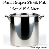 Supra 16qt Pan / Stainless Steel Stock Pot Supra 16qt 15.2Liter