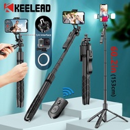 HP KEELEAD Tripod Camerahp Monopod Selfie Stick with Remote and Fill Light - L16