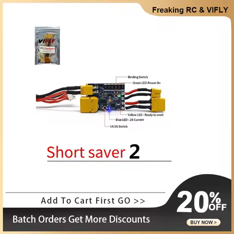 VIFLY ShortSaver 2 Smart Smoke Stopper Electronic Fuse to Prevent Short-Circuit & Over-Current for F