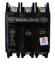 50A Circuit Breaker 3 Pole Three Phase Bolt-on TQC ( GE) Circuit Breakers