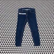 Women's blue straight-leg jeans DJ109