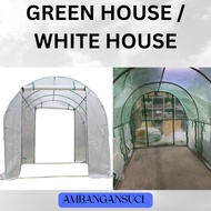 GREEN HOUSE / WHITE HOUSE PELBAGAI SAIZ / CLEAR PE COVER