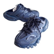 EU40 Balenciaga 藍色Track真皮閃電綁繩橡膠拖鞋 Demna Triple S