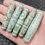 Accessories 2 Nine-Eyed Dzi Beads Eye Jewelry Handmade Passepartout Jade String Green Agate Eye Bead