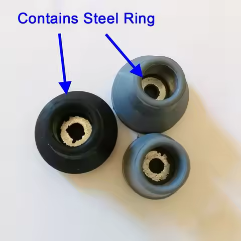 2Pcs Hiking Stick Accessories Crutches Foots Replacement Elder Crutch Pads Cane Tips Covers Feet Rub