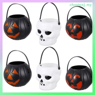 18 Pcs Buckets Pumpkin Basket Halloween Pail Outdoor Cauldron Candy Miniature Small Dish Rack Plasti