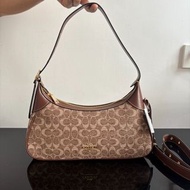Coach Ella 35 Hobo 肩背包 V37 復古經典 Monogram 圖案