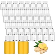 [Xuyon] 20 chai nước trái cây bằng nhựa 2oz nhỏ gọn chai nước ép Hộp đựng gừng chống rò rỉ cho chất 
