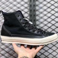 CONVERSE GORE-TEX Waterproof Leather Black High Top Canvas Men's
