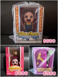 一代小燦 紅色達摩小燦 泰國限定粉紅殭屍小燦 sho-chan 燦子人偶