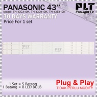 PANASONIC 43" TH-43C410K TH-43D410K TH-43E410K LED TV BACKLIGHT LAMPU TV TH-43D410 TH-43E410 TH-43C4