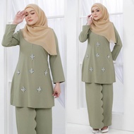 (XS-5XL) BAJU KURUNG RIAU SCALLOP DIAMOND PLUS SIZE NIKAH TUNANG ANNUAL DINNER BAJU PENGANTIN SANDING RAYA MURAH SEDONDON BRIDESMAID