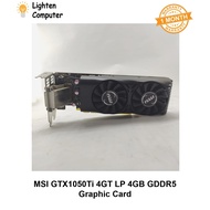 【USED】 MSI GTX1050Ti 4GT LP 4GB GDDR5 Graphic Card | Low Profile | No Need 6 Pin | SFF | Graphics Ca