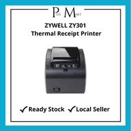 80mm ZYWELL ZY301 Thermal Receipt Printer, Pos System Printer with Auto Cut